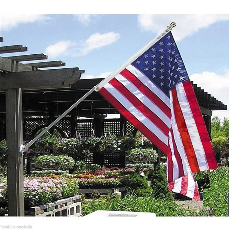 Bandiera americana degli Stati Uniti USA di 3 x 5 piedi con occhielli in ottone da 90x150 cm - Stampata