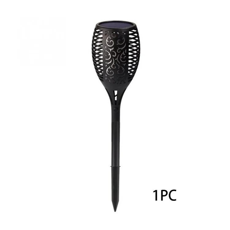 LED Solar Light Waterproof Flickering Flame Torch Light Garden Lamp Outdoor - 51 LED