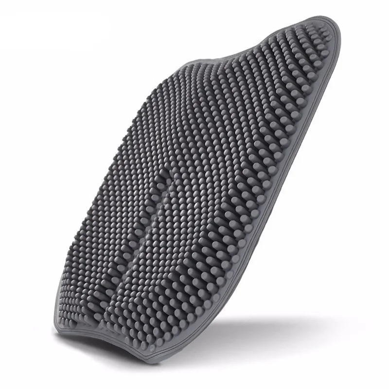 Cuscino per sedile auto in silicone traspirante e rinfrescante - Grigio