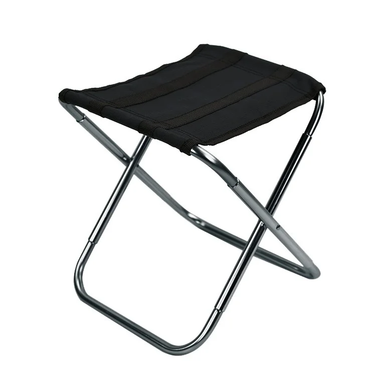 Outdoor Portable Folding Fishing Camping Barbecue Hiking Picnic Train Seating Chair - Size: M / Gun Color