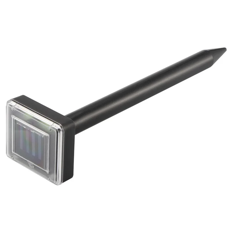 2 PCS répulsif solaire ultrasonique contre les rats, les souris, les chats et les chiens - Contrôle des nuisibles pour le jardin