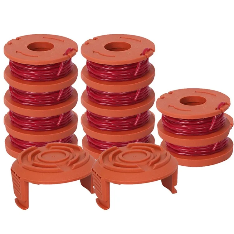 Herramienta De Accesorios De La Cortadora De Seguros WA0010 10 PCS Spool + 2 PCS Cap De Carrete