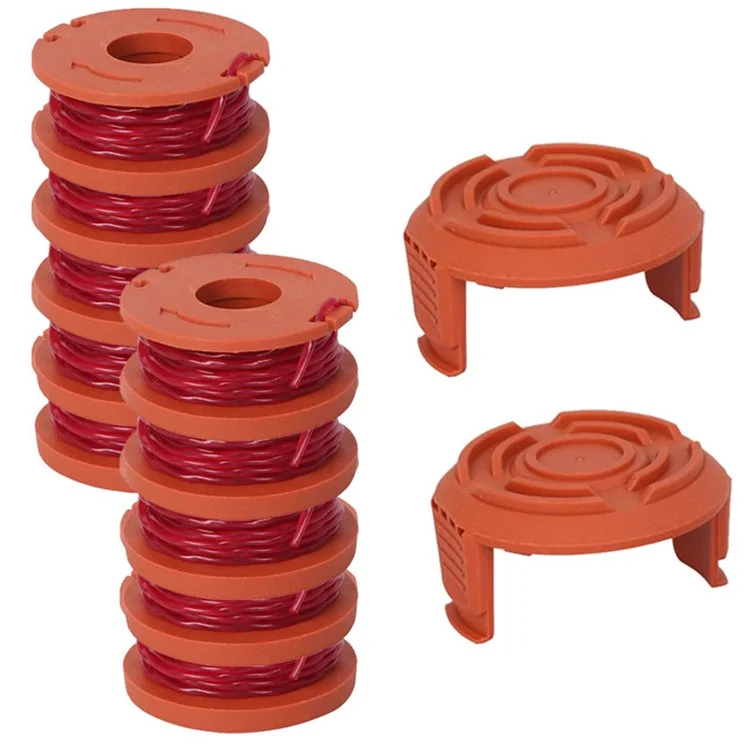 Herramienta De Accesorios De La Cortadora De Seguros WA0010 10 PCS Spool + 2 PCS Cap De Carrete