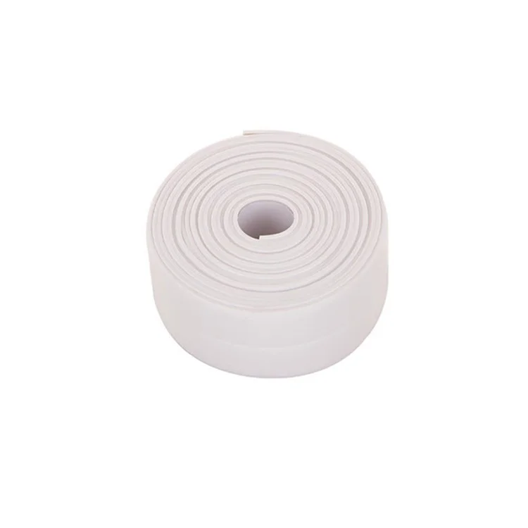 3.2M Waterproof Anti-Mildew Self Adhesive Sealing Caulk Strip Tape for Bathtub Bathroom Kitchen - White