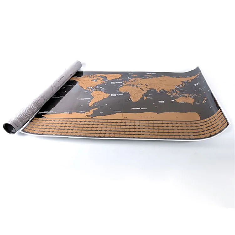 Personalisierte Weltkarte Poster Deluxe Travel Tracker, Größe: 59,5 x 82,5 cm