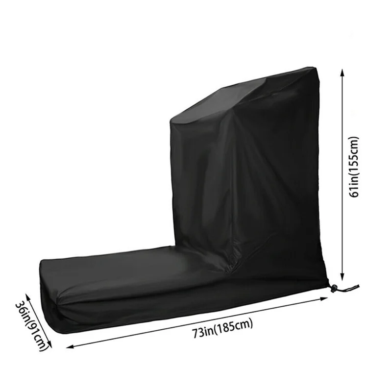 Waterproof Dustproof Outdoor Treadmill Protective Cover - 185x91x155cm/600g