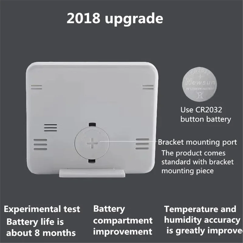 Elektronische Temperatuur- en Vochtigheidsmonitor Multifunctionele Thermometer Automatische Hygrometer