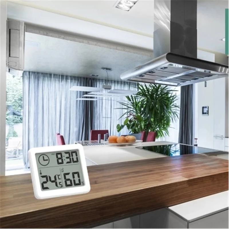 Elektronische Temperatuur- en Vochtigheidsmonitor Multifunctionele Thermometer Automatische Hygrometer