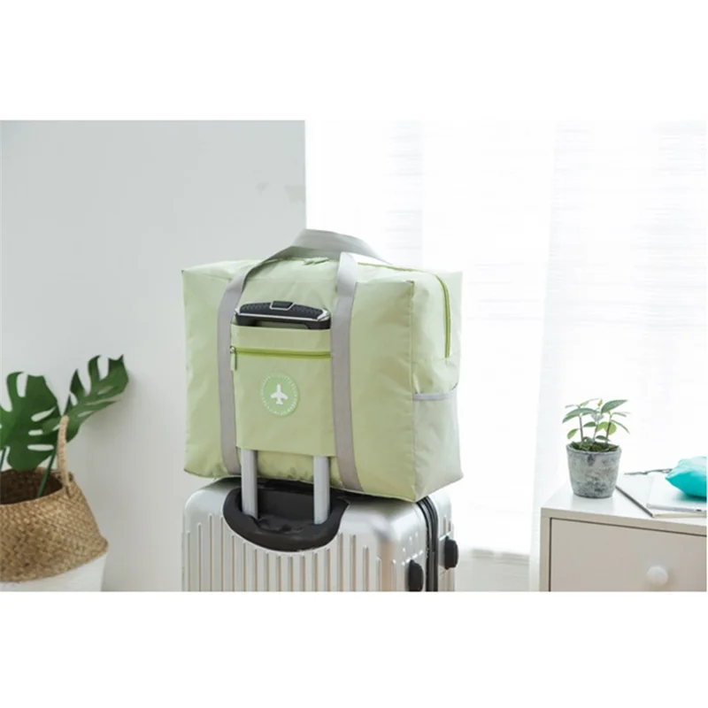 Foldable Travel Duffel Bag Tote Carry on Luggage - Green