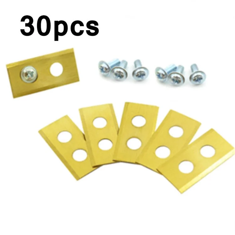 30pcs / Pack 36x18x1mm Ersatz Robotermäherblatt Für Worx Landrocke