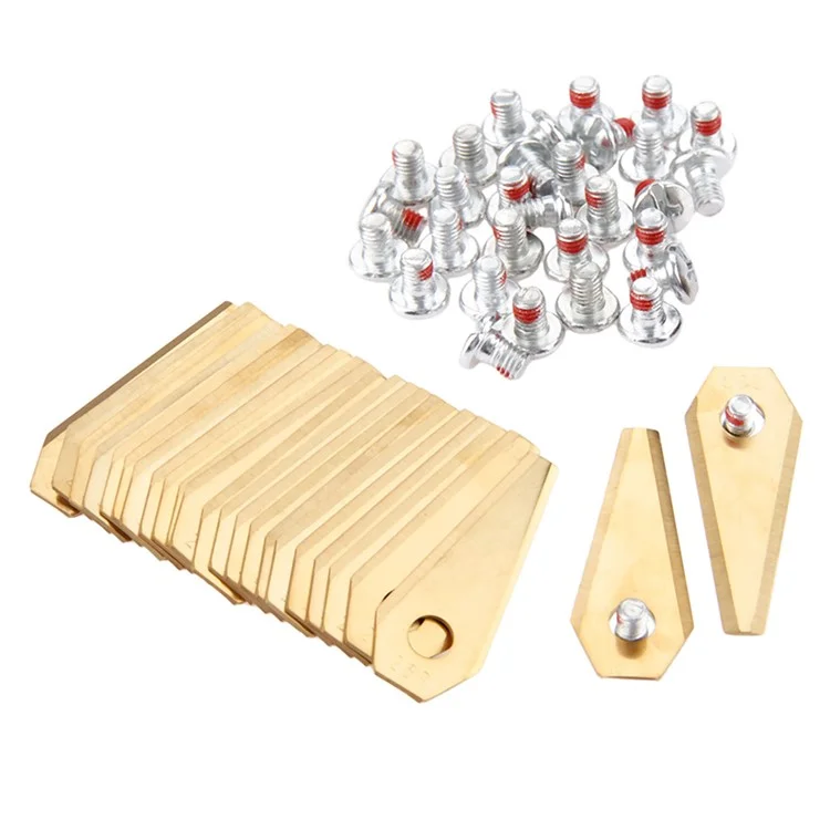 30pcs / Pack 49x19x1mm Robotermäherklinge Ersatz Für Bosch Indego