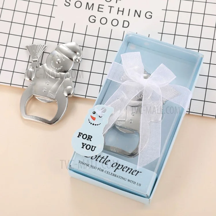 Creative Christmas Gifts Wedding Souvenirs Snowman Bottle Opener