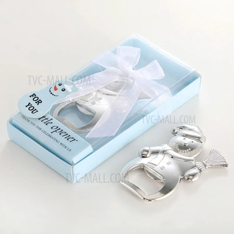 Creative Christmas Gifts Wedding Souvenirs Snowman Bottle Opener