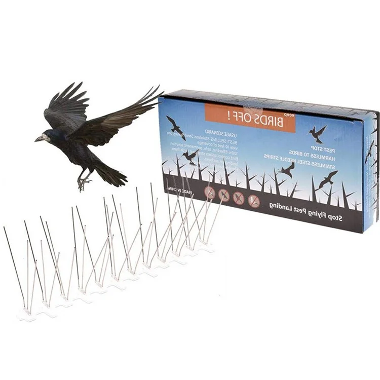 10 Teile / Satz 30cm Taube Möwe Crow Große Vogelspikes - Anti-Vogel-Edelstahlspitze