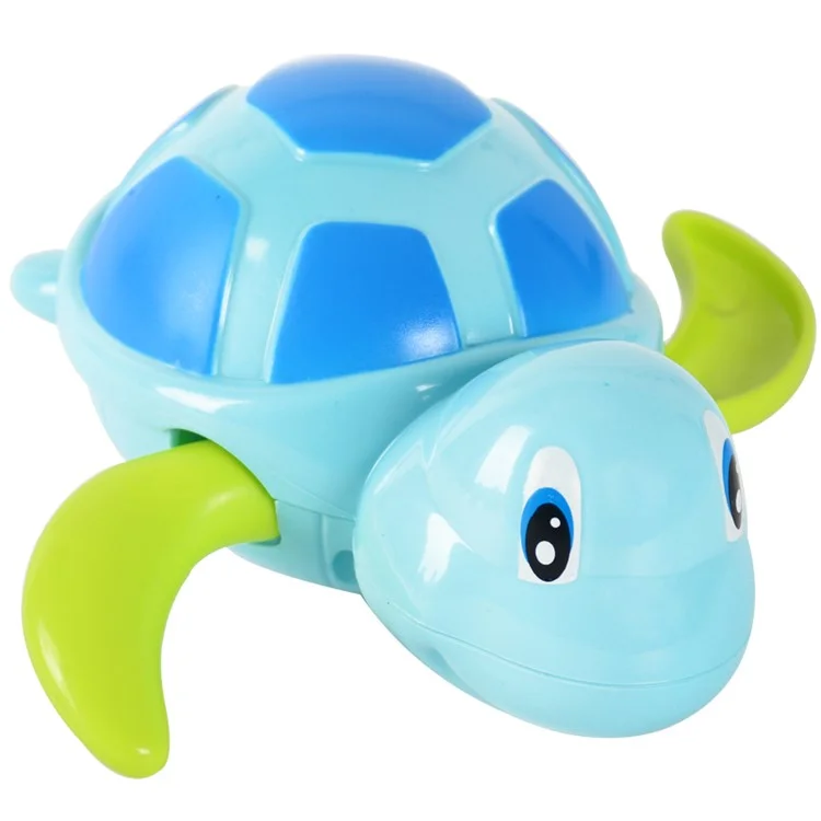 Baby Cartoon Tortoise Bath Swimming Turtle Clockwork Toy - Random Color