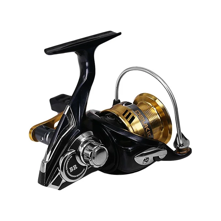 BR3000 7.1:1 High Speed Fishing Reel 5+1BB Metal Spool Plating Spinning Wheel Fishing Reel Tackle