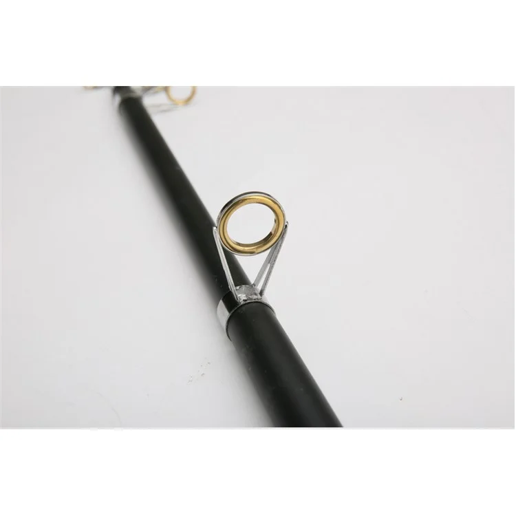 2.4M Fishing Rod Reel Combos Carbon Telescopic Fishing Rod Pole - Black