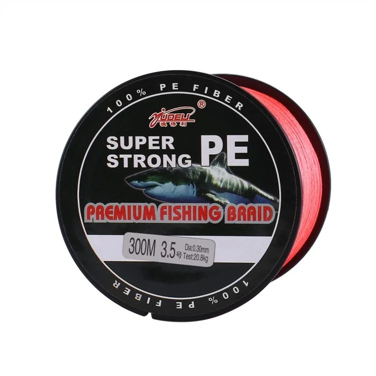 Linha de Pesca de Monofilamentos Super Forte 300m - Vermelho / 1,0#: 0,16mm/18 Lb/8,3kg