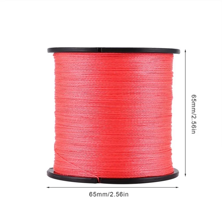 Linha de Pesca de Monofilamentos Super Forte 300m - Vermelho / 1,0#: 0,16mm/18 Lb/8,3kg