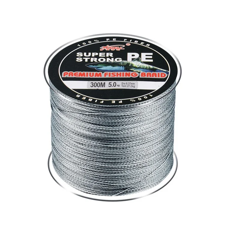 Ligne de Pêche Monofilament 300m Super Fort Ligne de Pêche en Nylon Durable Daiwa - Gris / 0,4 #: 0,100 mm / 10,58 lb / 4,8 kg