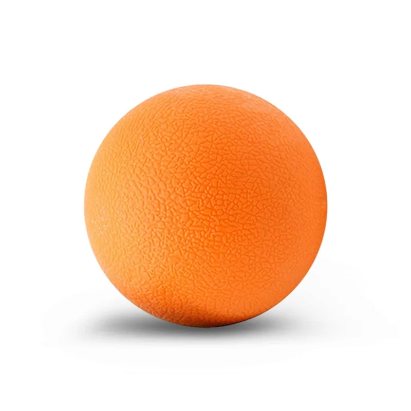 TPE Fitness Massage Ball Body Massage Training Hockey Ball - Orange