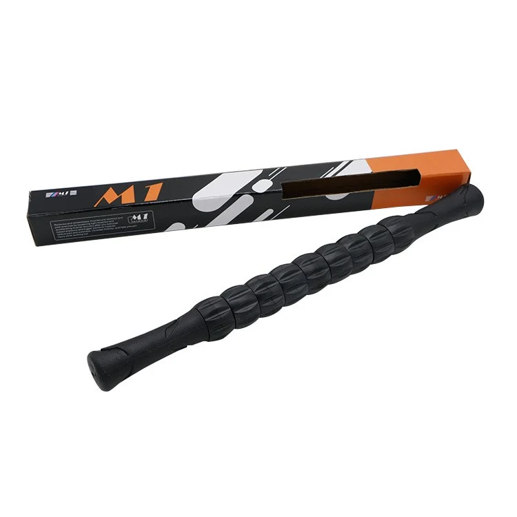 Barra relajante para músculos de piernas, espalda, cintura y brazos - Negro