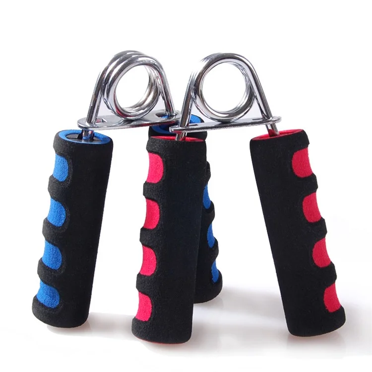 2 Peças / Conjunto Fitness Força Expansor Dedo Pulso Mão Gripador Mola Punho Para Treinamento - Cor Aleatória