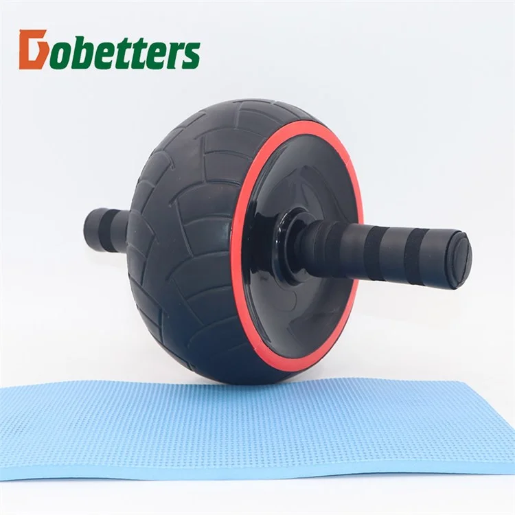 Roller ab Não Rebote Força o Braço Corporar Fitness Abdominal Roda Treinador Rolo - Vermelho