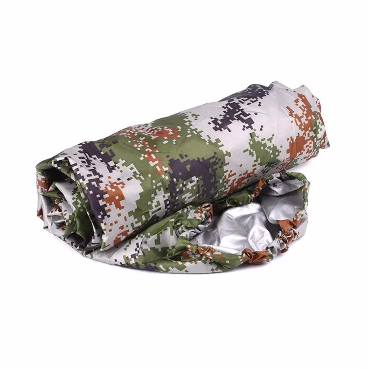 Universal Camouflage Kayak Canoe Boat Cover Waterproof UV Resistant Anti-Dust Cover Shield for 4.6-5m Boats
