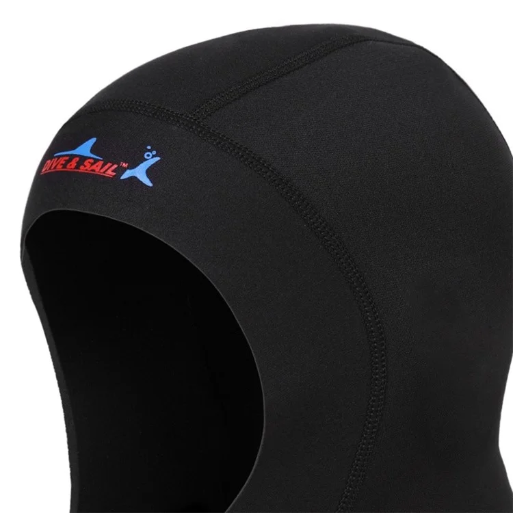 Women Man Neoprene Hat Scuba Diving Cap 1mm with Shoulder Snorkeling Equipment - S