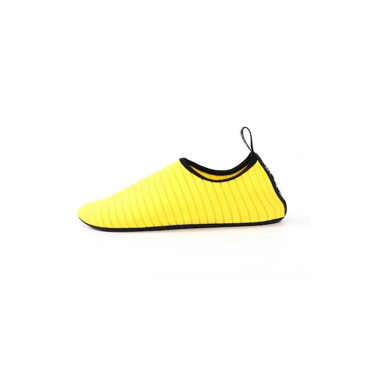 Water Socks Durable Aqua Barefoot Shoes Beach Pool Swimming Snorkeling Shoes - Yellow, Size: 38