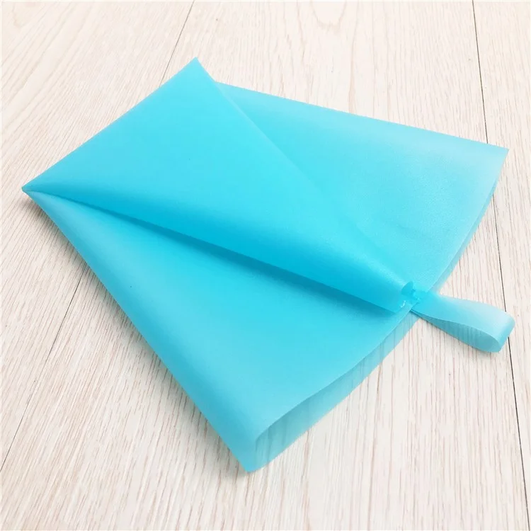 12Pcs/Set Reusable Cake Icing Decorating Piping Bags Silicone Pastry Bag Set for Baking Supplies - Blue