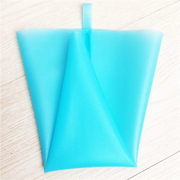 12Pcs/Set Reusable Cake Icing Decorating Piping Bags Silicone Pastry Bag Set for Baking Supplies - Blue