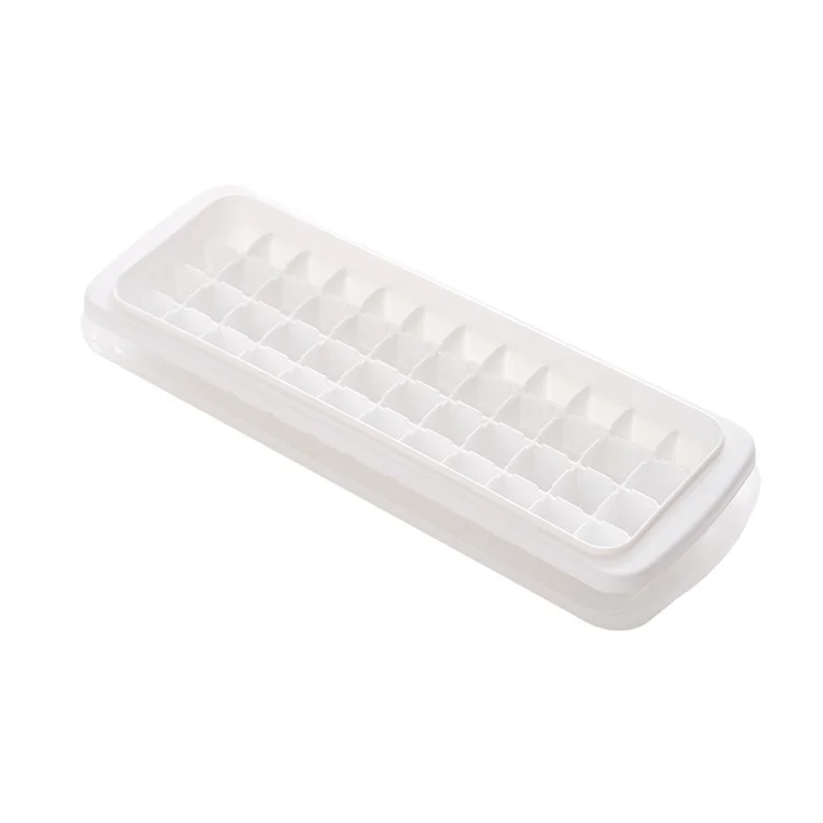 48 Ячеек Ледяная кубиков Form Ice Cube Maker с крышкой