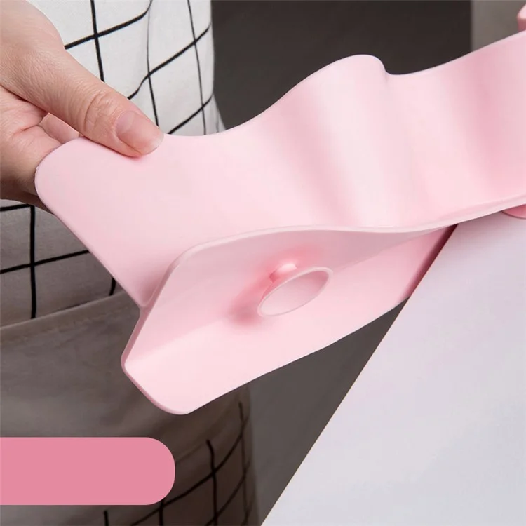 Water Splash Guard Baffle Board Sucker Wash Basin Sink Board Kitchen Gadget - Pink