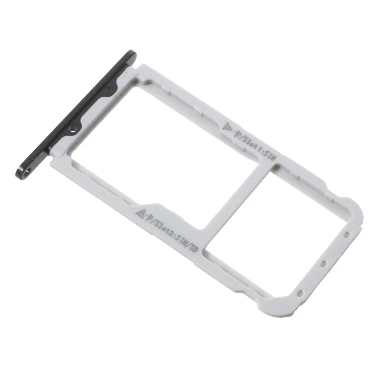 OEM Dual SIM MicroSD Card Tray Holder for Huawei Honor V9 - Black