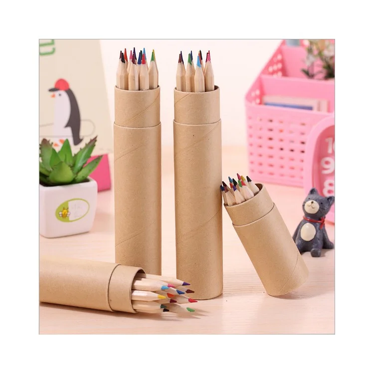 12-Color Colored Pencils Drawing Pencils for Sketch - Length: 19.5 cm