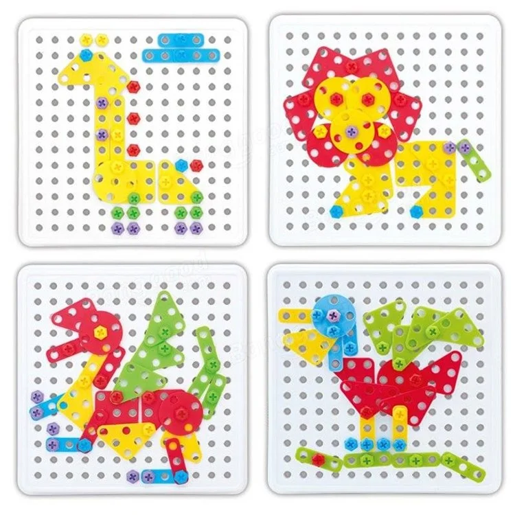 Animal Assembly Model Kit Block Toy Educational Children DIY Toy