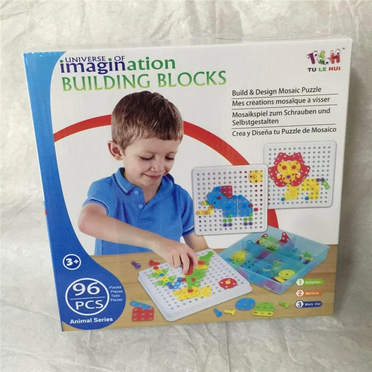 Animal Assembly Model Kit Block Toy Educational Children DIY Toy