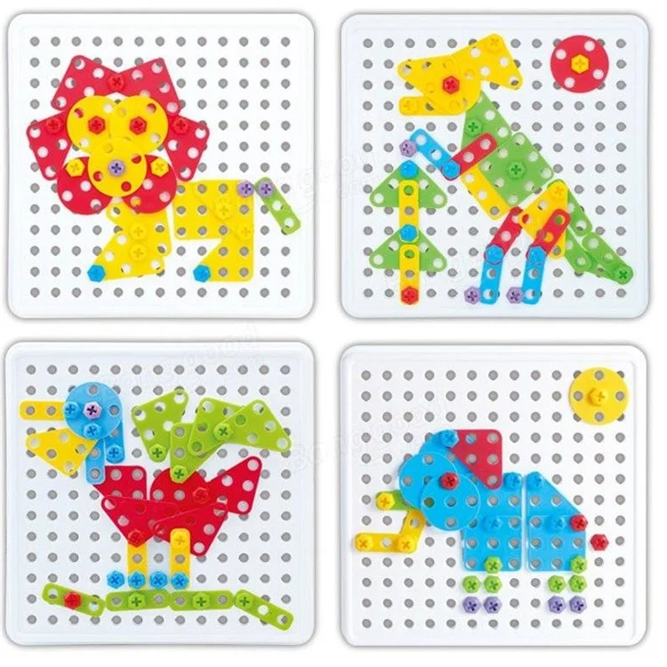 Animal Assembly Model Kit Block Toy Educational Children DIY Toy