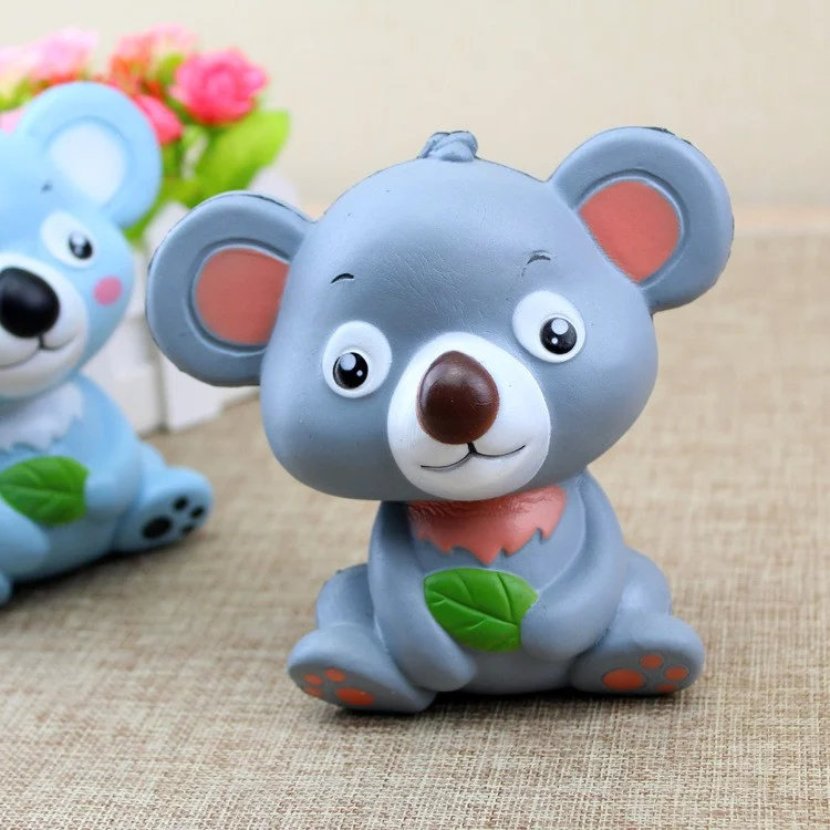 PU Stress Relief Koala Reduced Pressure Squishy Toy - Grey