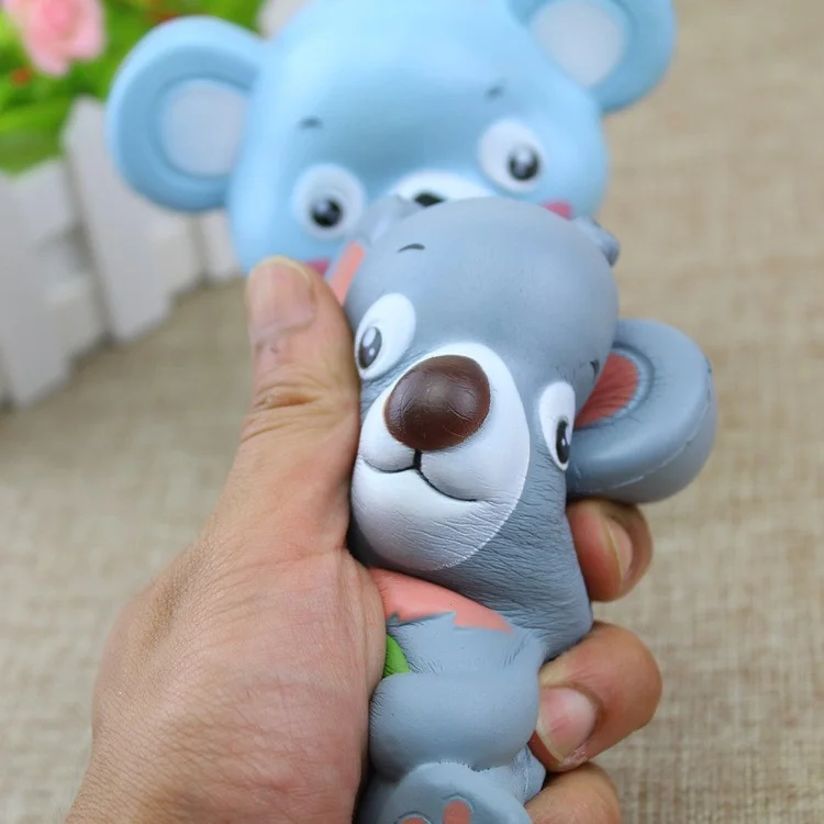 PU Stress Relief Koala Reduced Pressure Squishy Toy - Grey