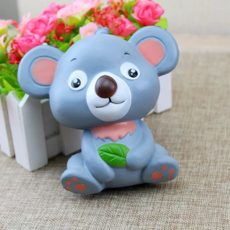 PU Stress Relief Koala Reduced Pressure Squishy Toy - Grey