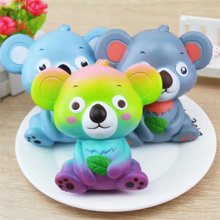 PU Stress Relief Koala Reduced Pressure Squishy Toy - Grey