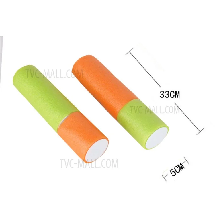 Pistola de Água de Alta Pressão para Crianças, Brinquedo Tipo Puxar para Uso ao Ar Livre, 33cm - Verde/Laranja