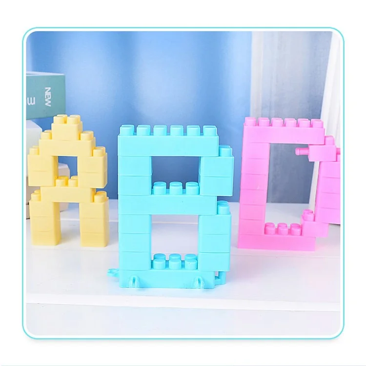 100 Peças de Blocos de Construção Brinquedos Educativos Plásticos Coloridos Presente para Crianças Meninos e Meninas