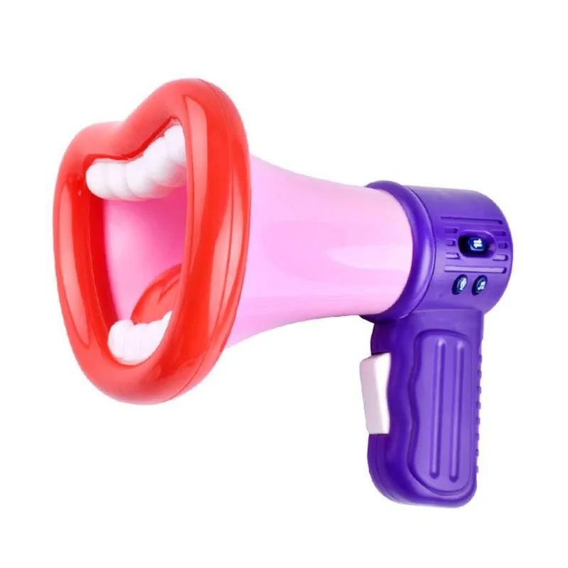 Mouth Sound Amplifier Funny Speaker Sound Changing Kids Toy - Pink