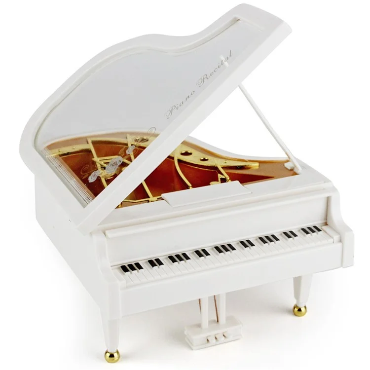 Romantic Piano Music Box Desktop Ornament Artigianato Per La Decorazione Della Stanza