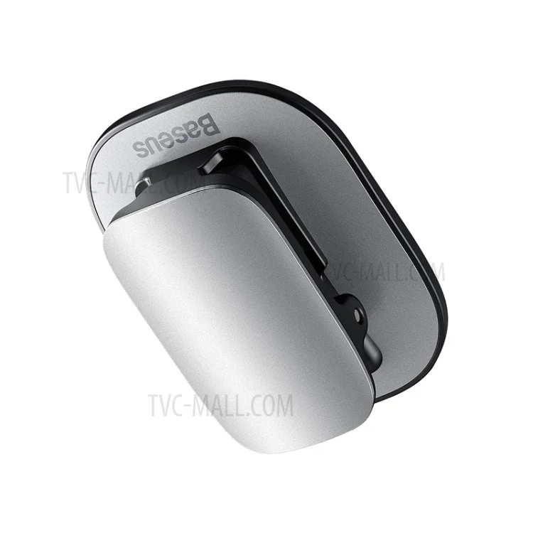 Clip porte-lunettes de voiture de qualité BASEUS - Argent