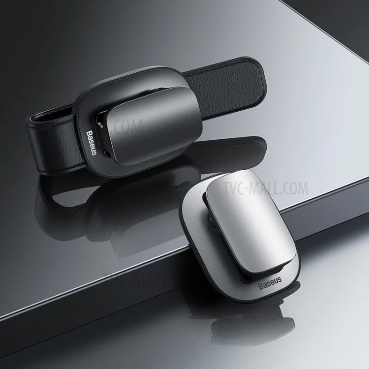 Clip porte-lunettes de voiture de qualité BASEUS - Argent